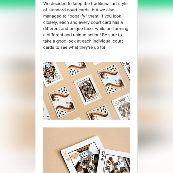 Boba playing cards by baobao restaurant - Picture 7 of 10